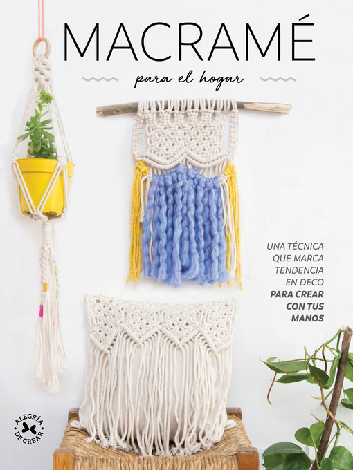 Cover image for Macramé para el hogar